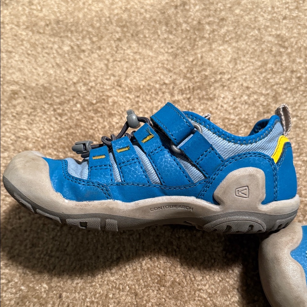 Keen Kids Blue and Yellow Sneakers - Picture 4 of 10